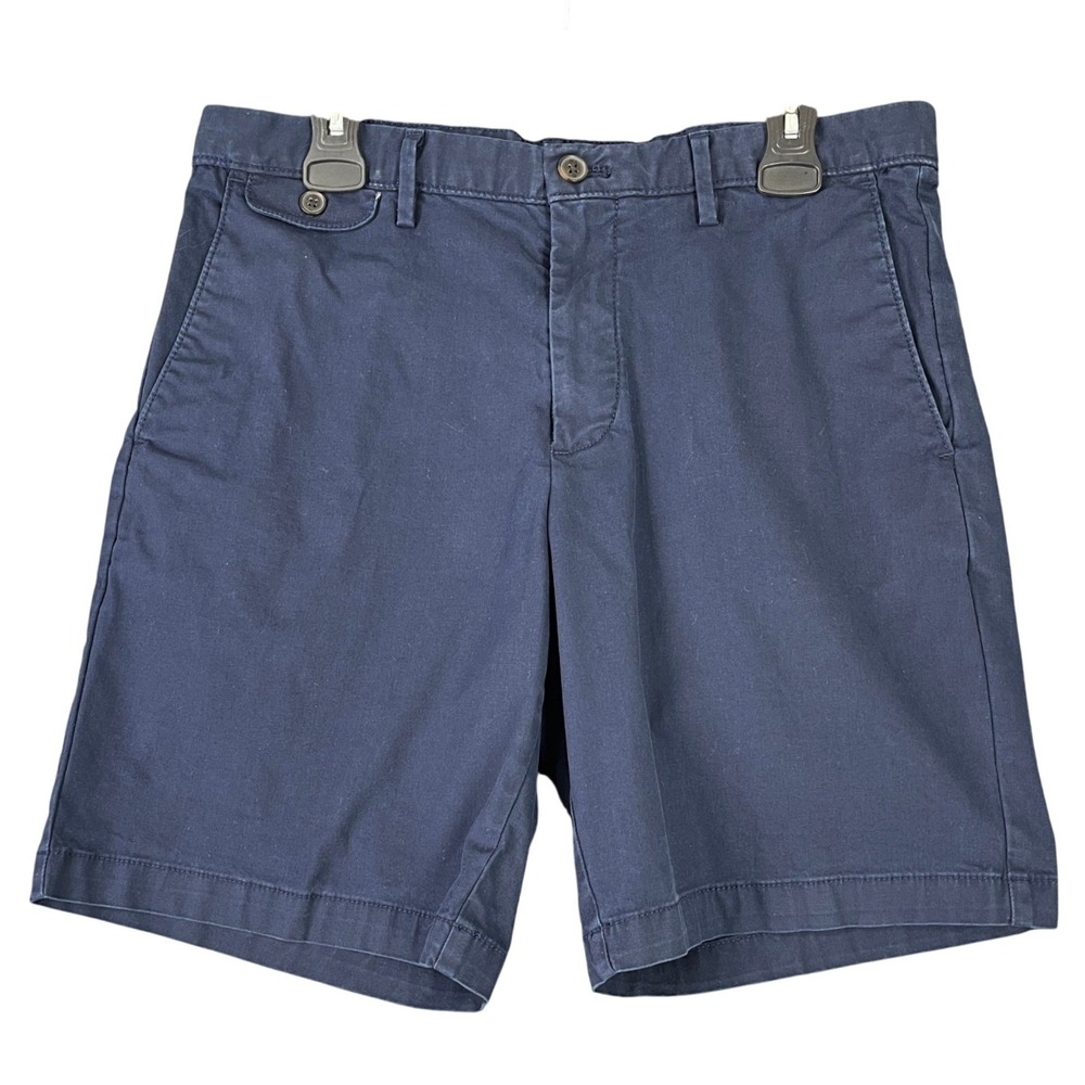 Banana Republic Lived In Shorts 33 Navy Stretch Premium Soft Comfort Classic Fit